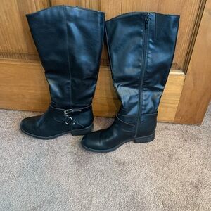 Style & Co. Black Over the Knee Boots